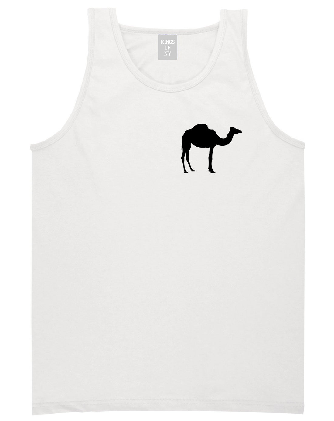 Hump Day Camel Chest White Tank Top Shirt by Kings Of NY