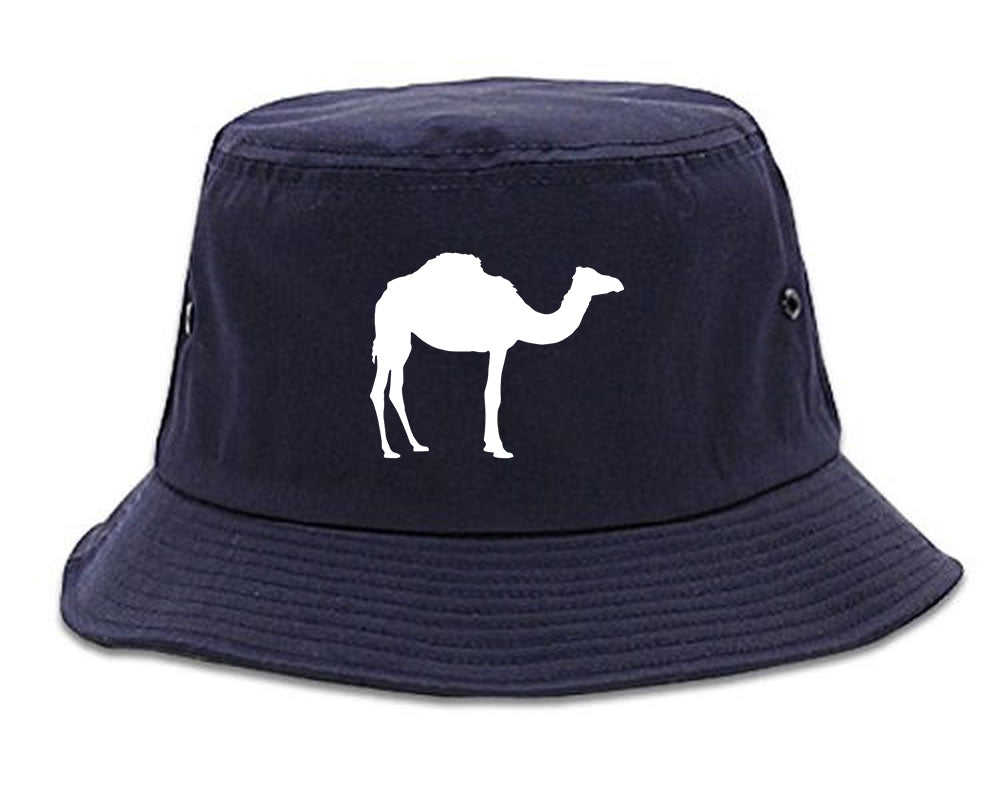 Hump Day Camel Chest Bucket Hat Blue