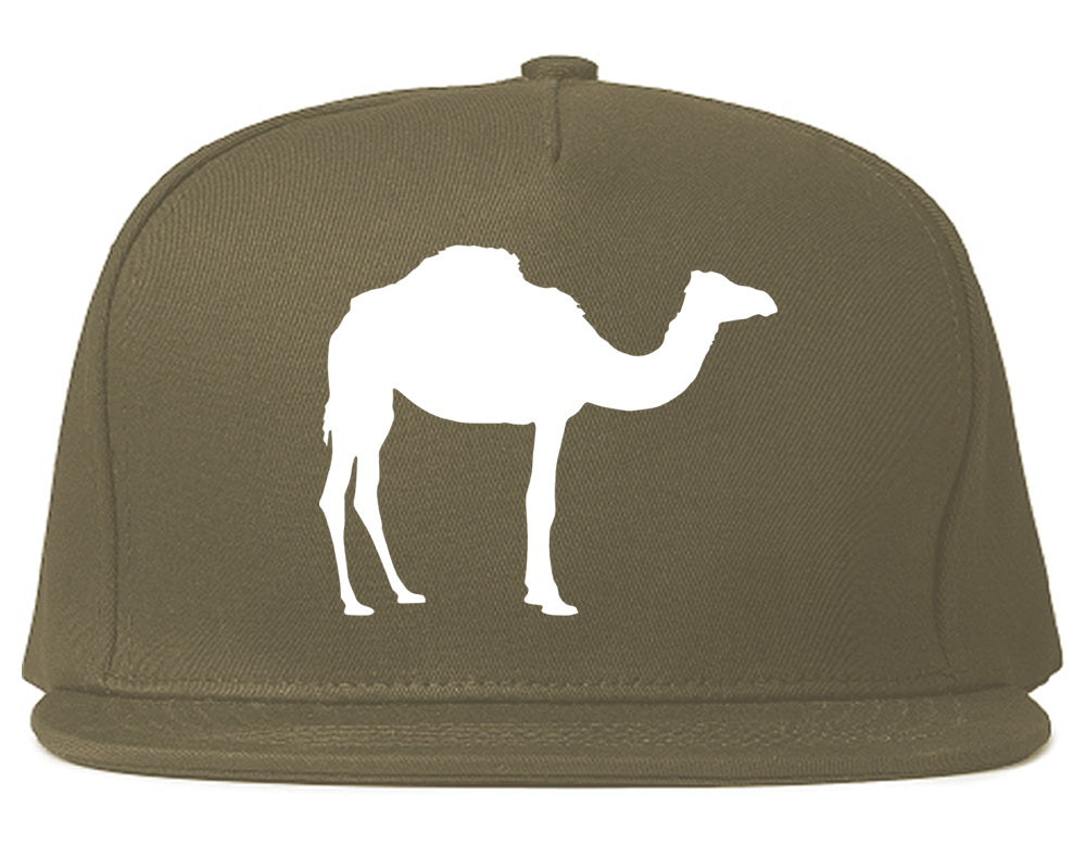Hump Day Camel Chest Snapback Hat Grey