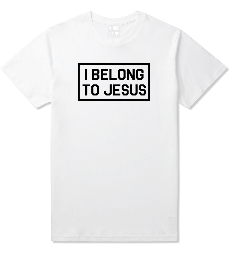 I Belong To Jesus Mens T Shirt White