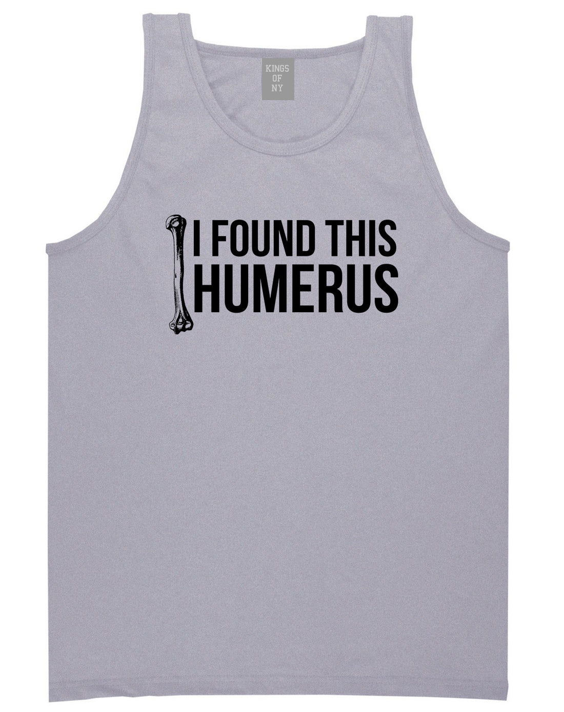 I Found This Humerus Funny Dad Joke Mens Tank Top T-Shirt Grey