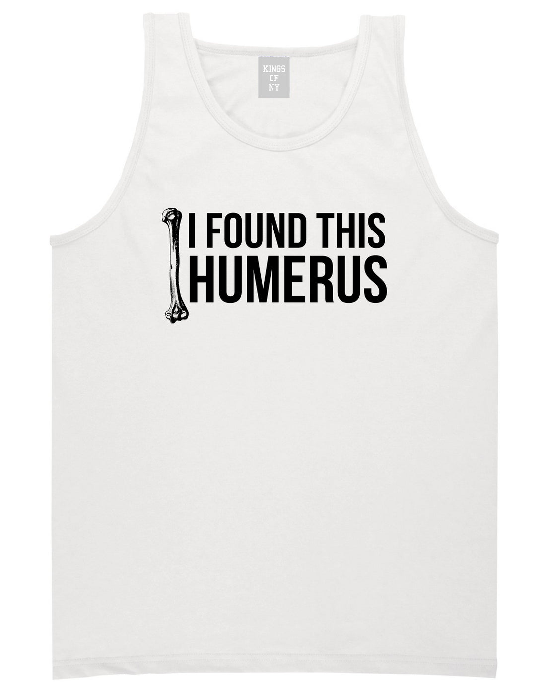 I Found This Humerus Funny Dad Joke Mens Tank Top T-Shirt White