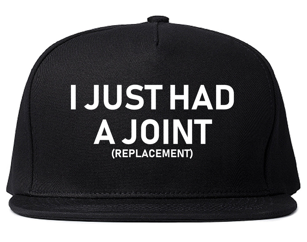 I Just Had A Joint Funny Hip Shoulder Knee Surgery Mens Snapback Hat Black