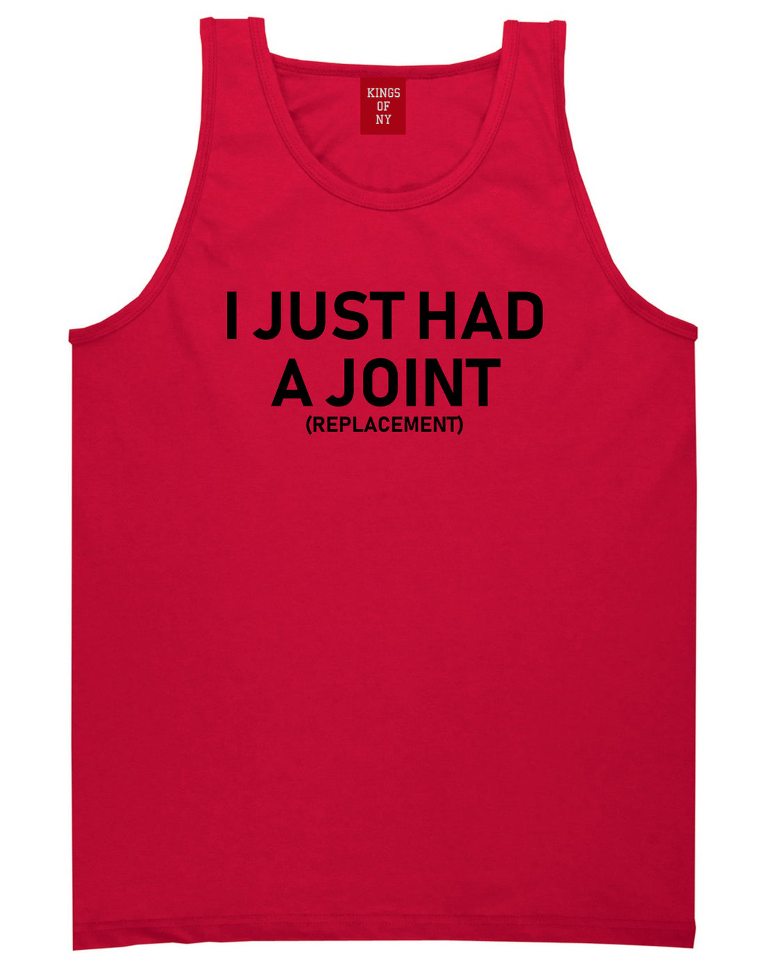 I Just Had A Joint Funny Hip Shoulder Knee Surgery Mens Tank Top T-Shirt Red
