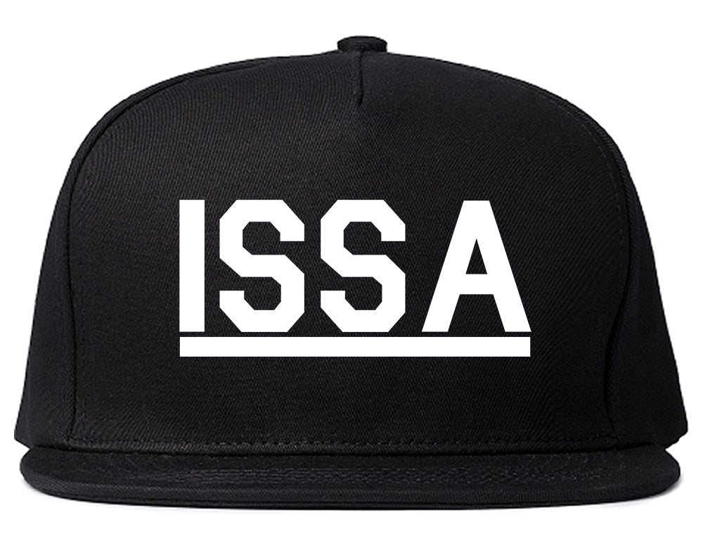 ISSA Snapback Hat Black