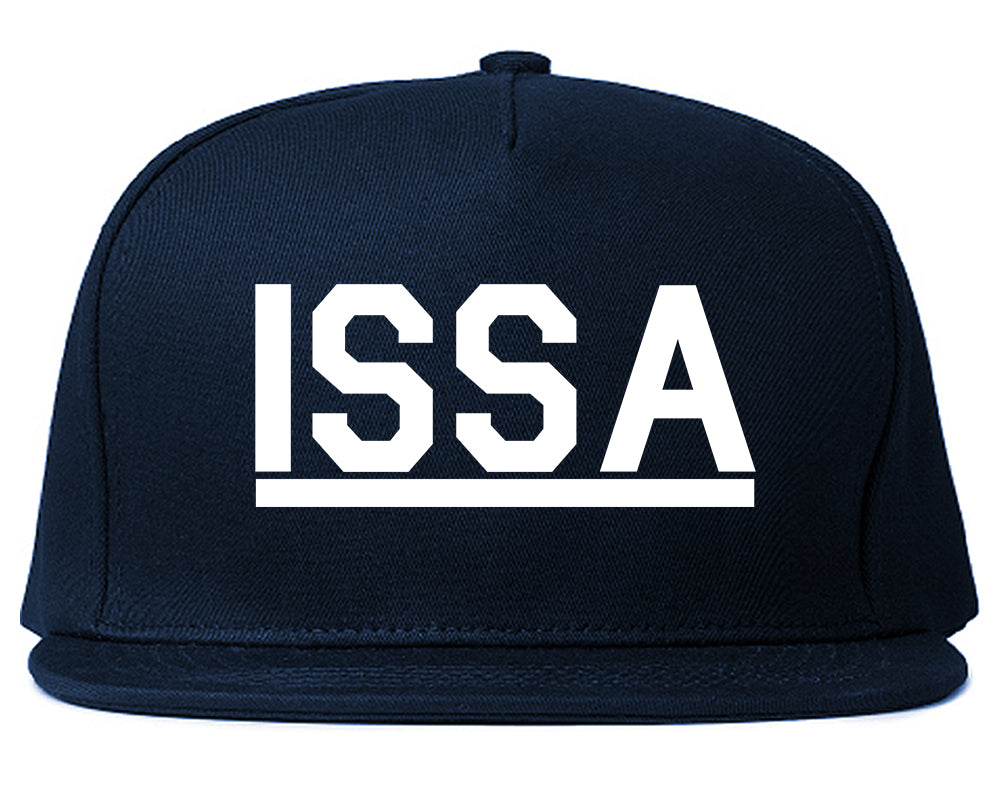 ISSA Snapback Hat Blue
