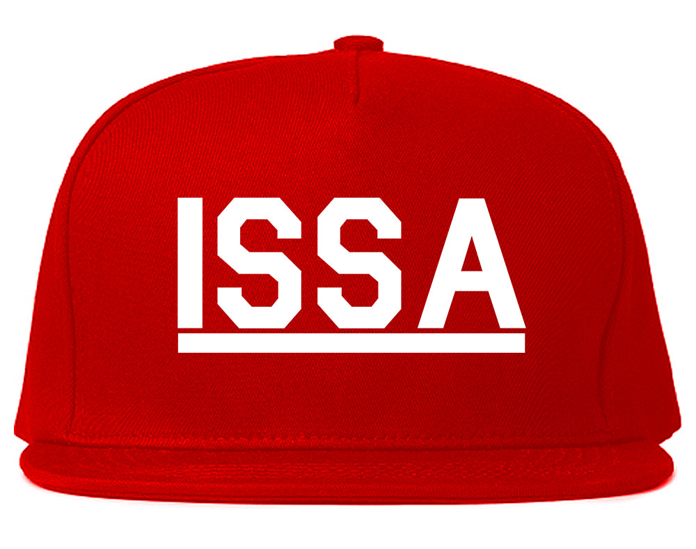 ISSA Snapback Hat Red