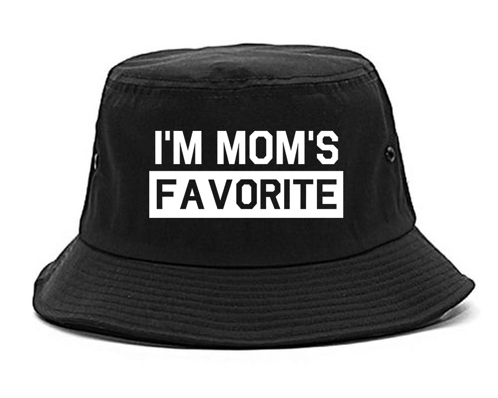 Im Moms Favorite Funny Son Mens Bucket Hat Black