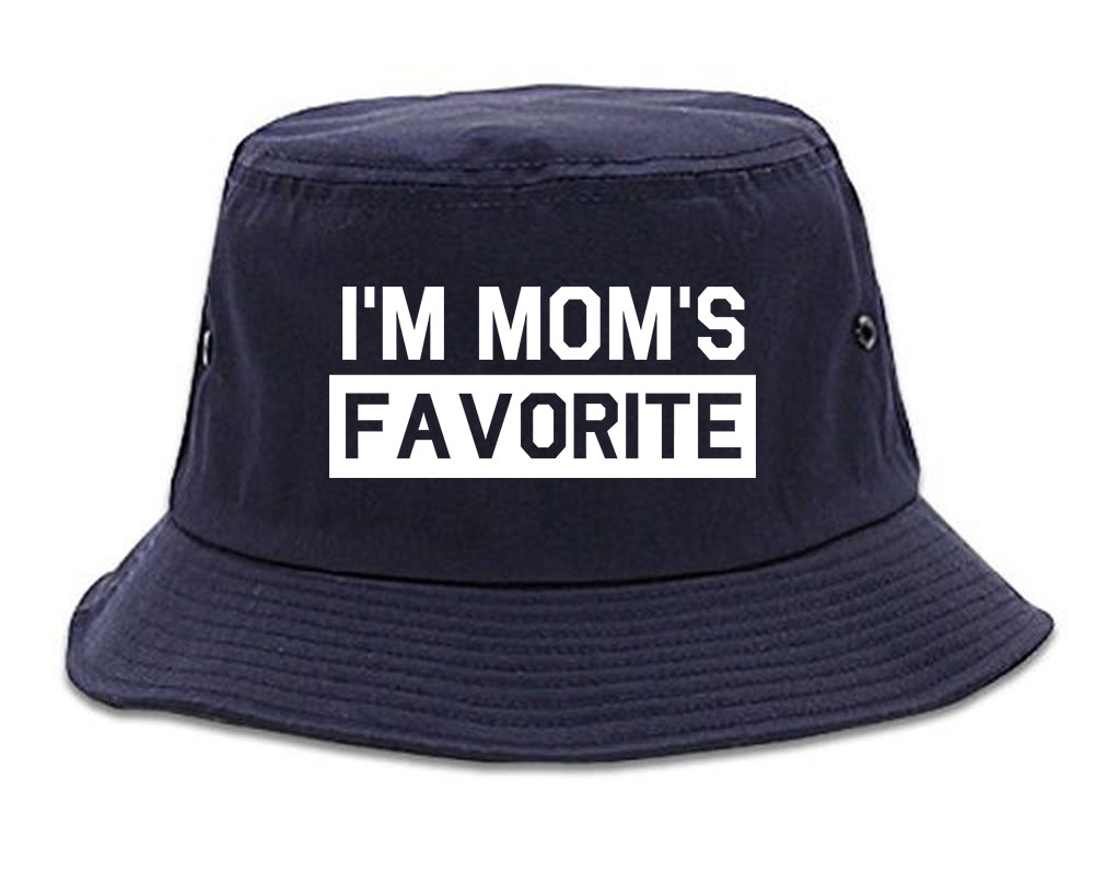 Im Moms Favorite Funny Son Mens Bucket Hat Navy Blue
