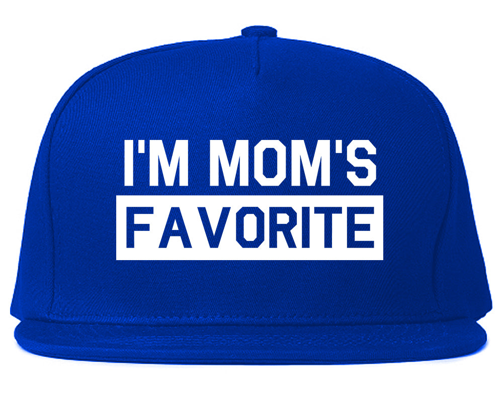 Im Moms Favorite Funny Son Mens Snapback Hat Royal Blue