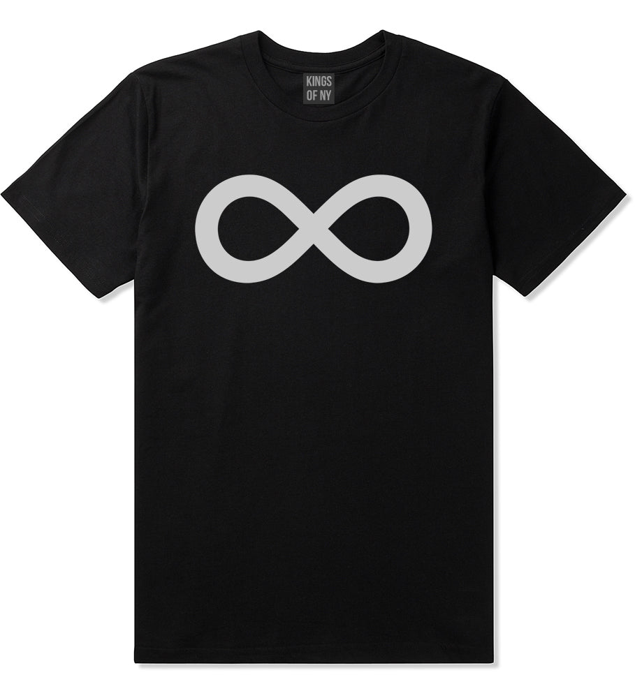 Infinity Symbol Mens T-Shirt Black
