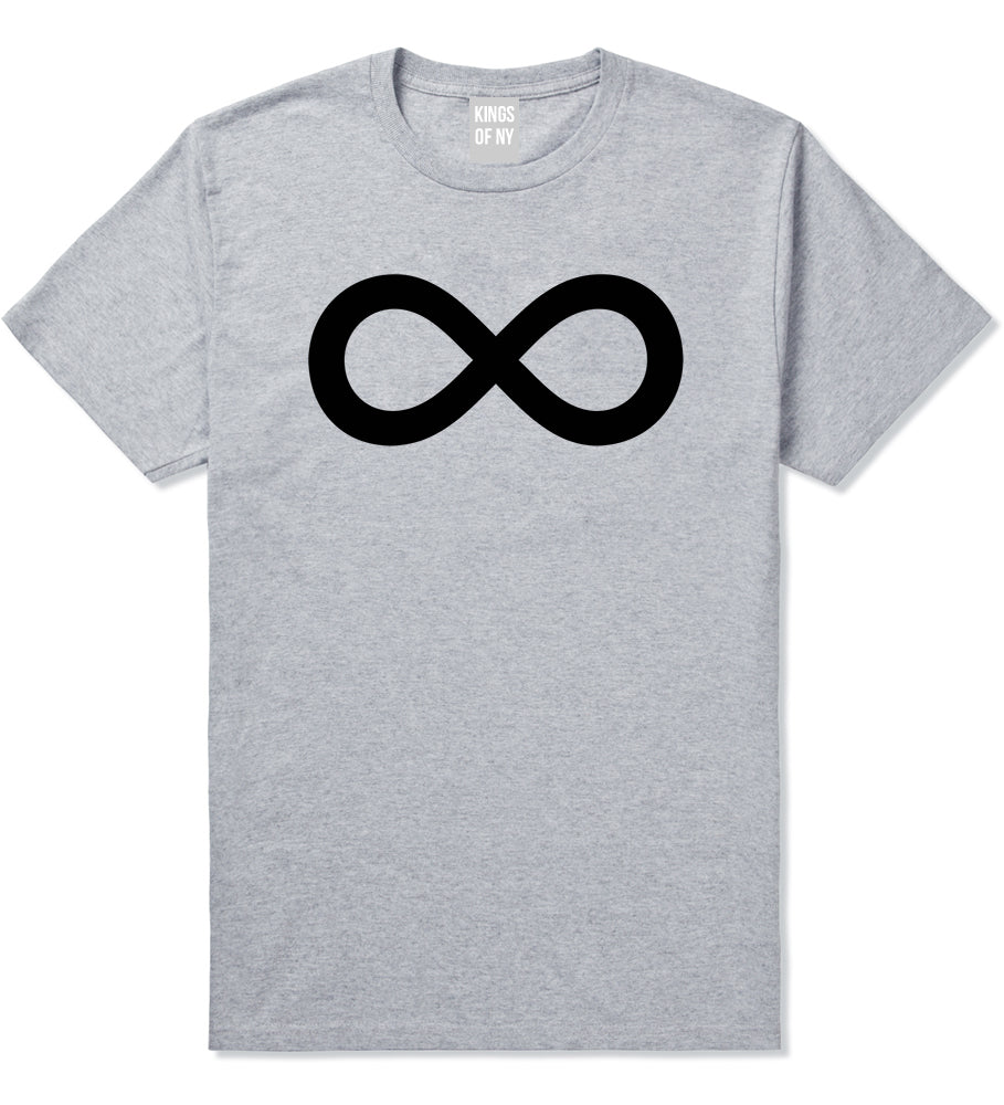 Infinity Symbol Mens T-Shirt Grey