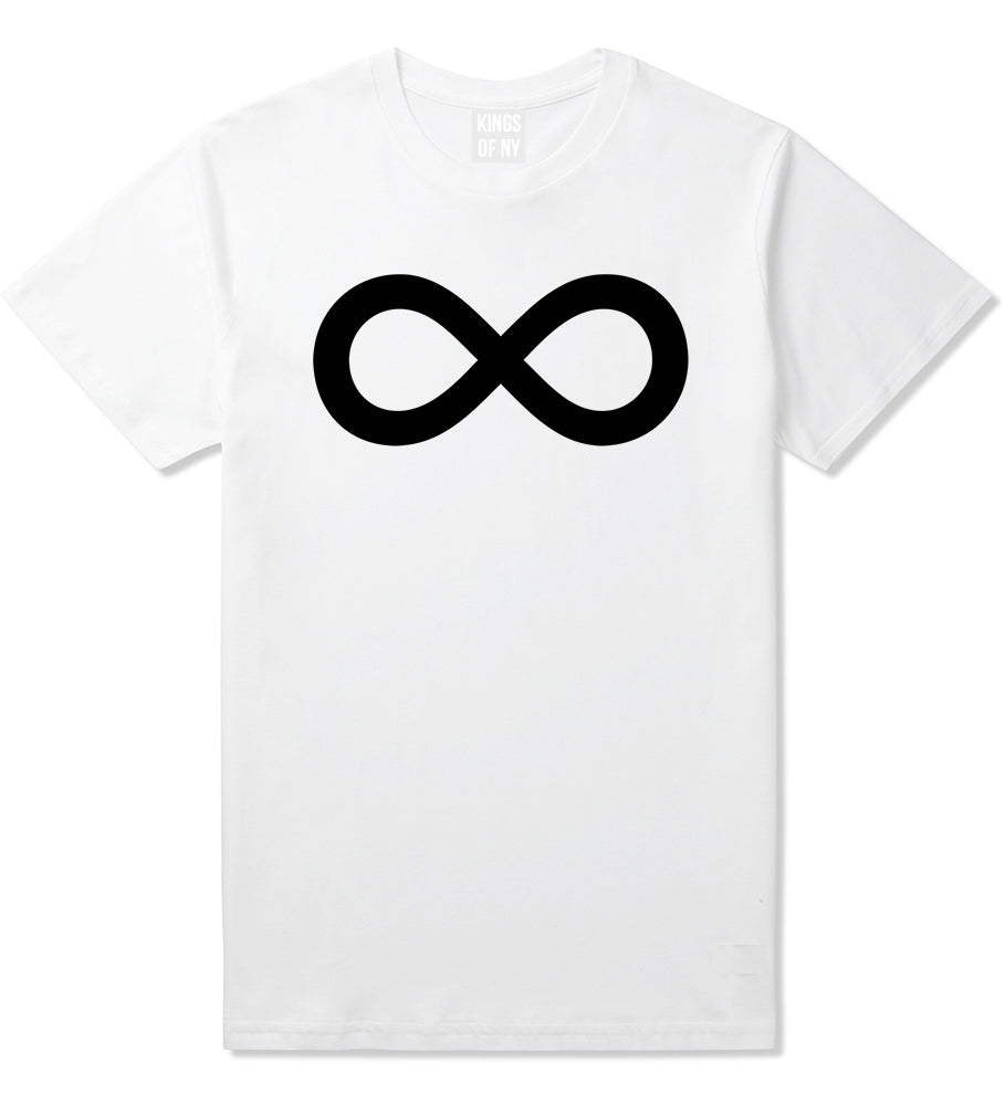 Infinity Symbol Mens T-Shirt White