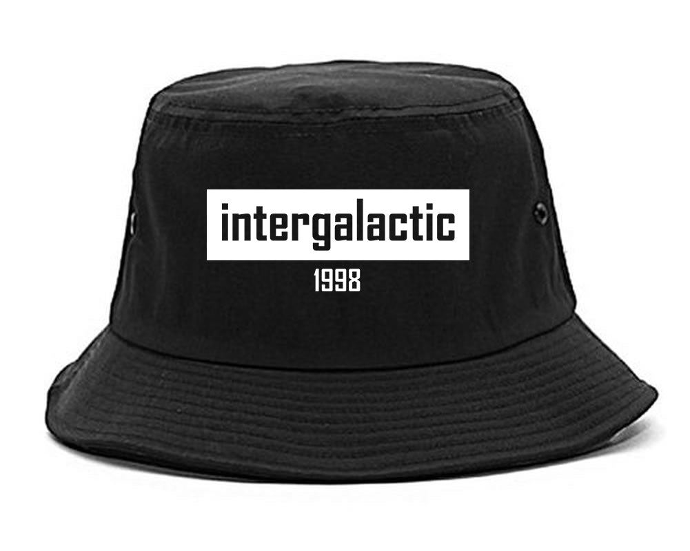 Intergalactic 1998 Hiphop Mens Snapback Hat Black