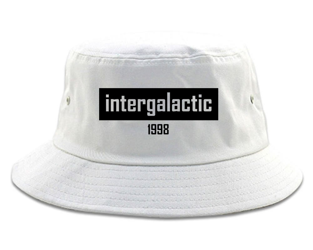 Intergalactic 1998 Hiphop Mens Snapback Hat White