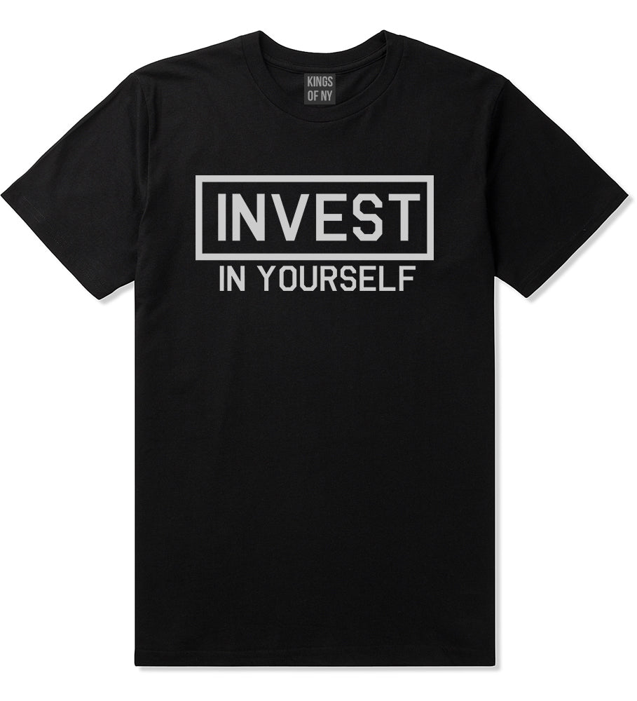 Invest In Yourself Mens T-Shirt Black