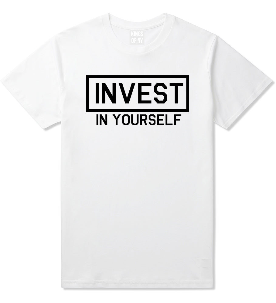 Invest In Yourself Mens T-Shirt White