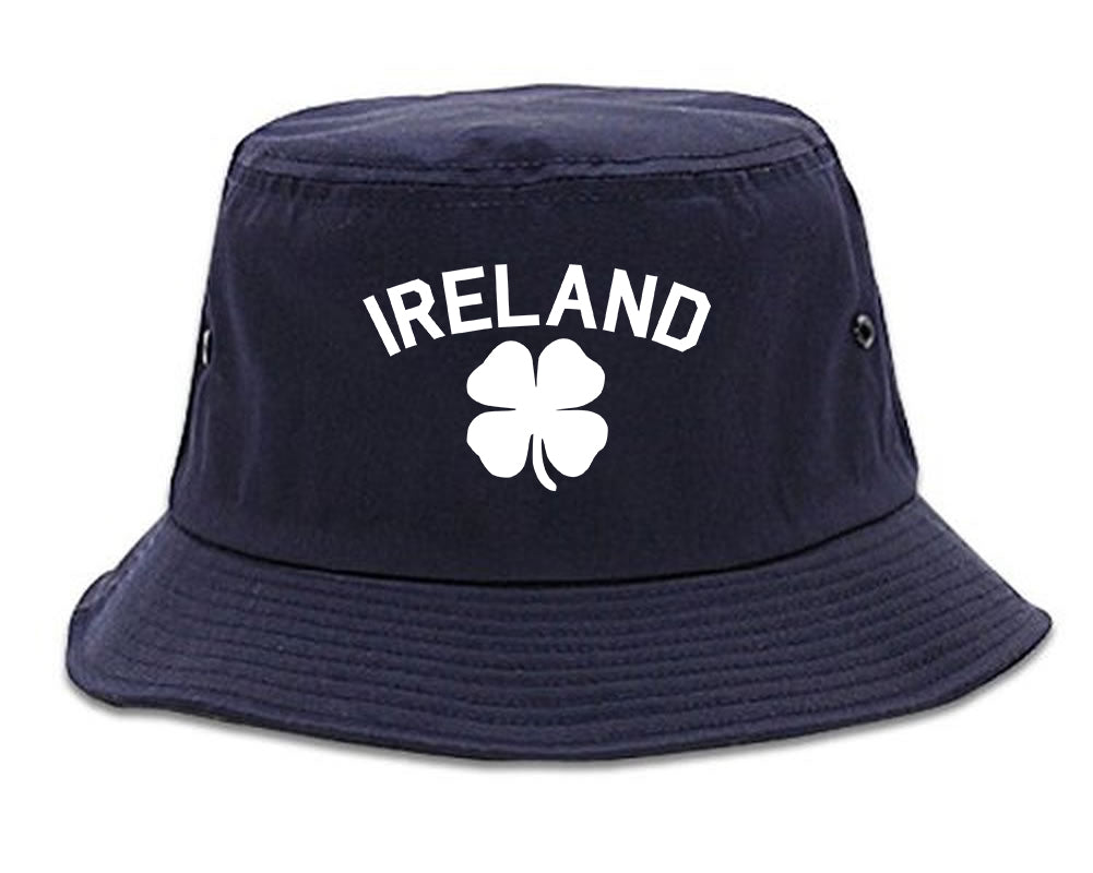 Ireland Shamrock St Paddys Day Mens Snapback Hat Navy Blue