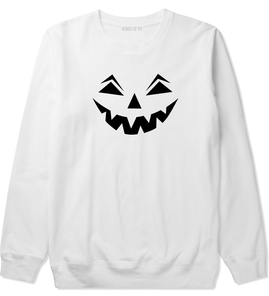 Jack-o-lantern Pumpkin Face Halloween Crewneck Sweatshirt