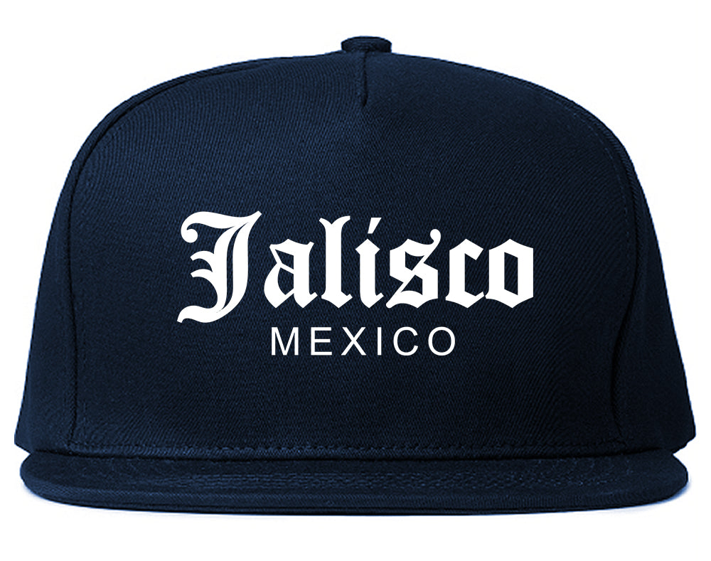 Jalisco Mexico Mens Snapback Hat Navy Blue