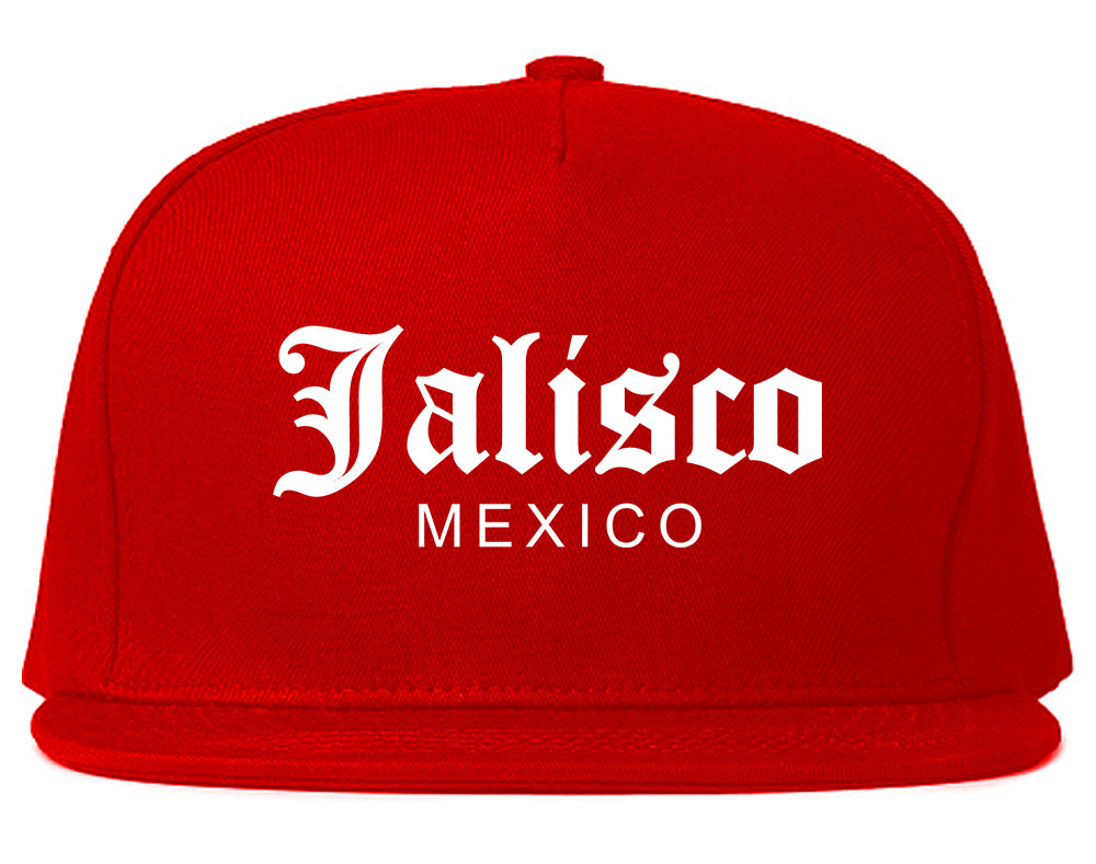 Jalisco Mexico Mens Snapback Hat Red