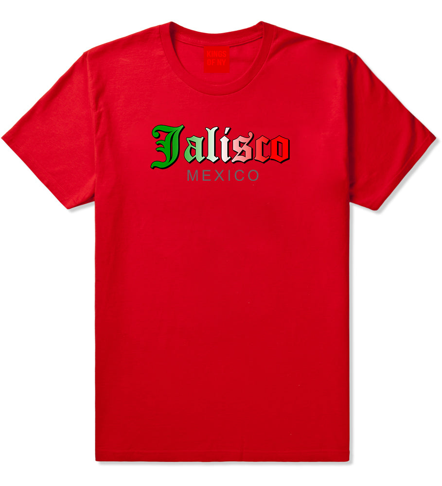 Jalisco Mexico Mens T Shirt Red