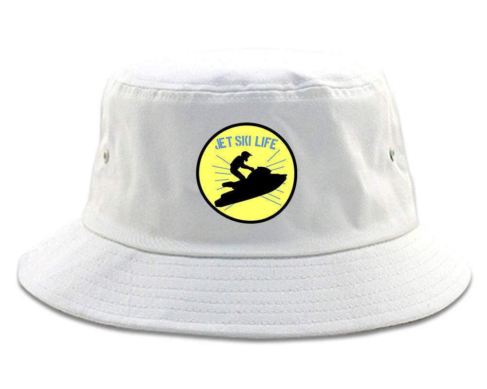 Jetski Jet Ski Life Mens Snapback Hat White