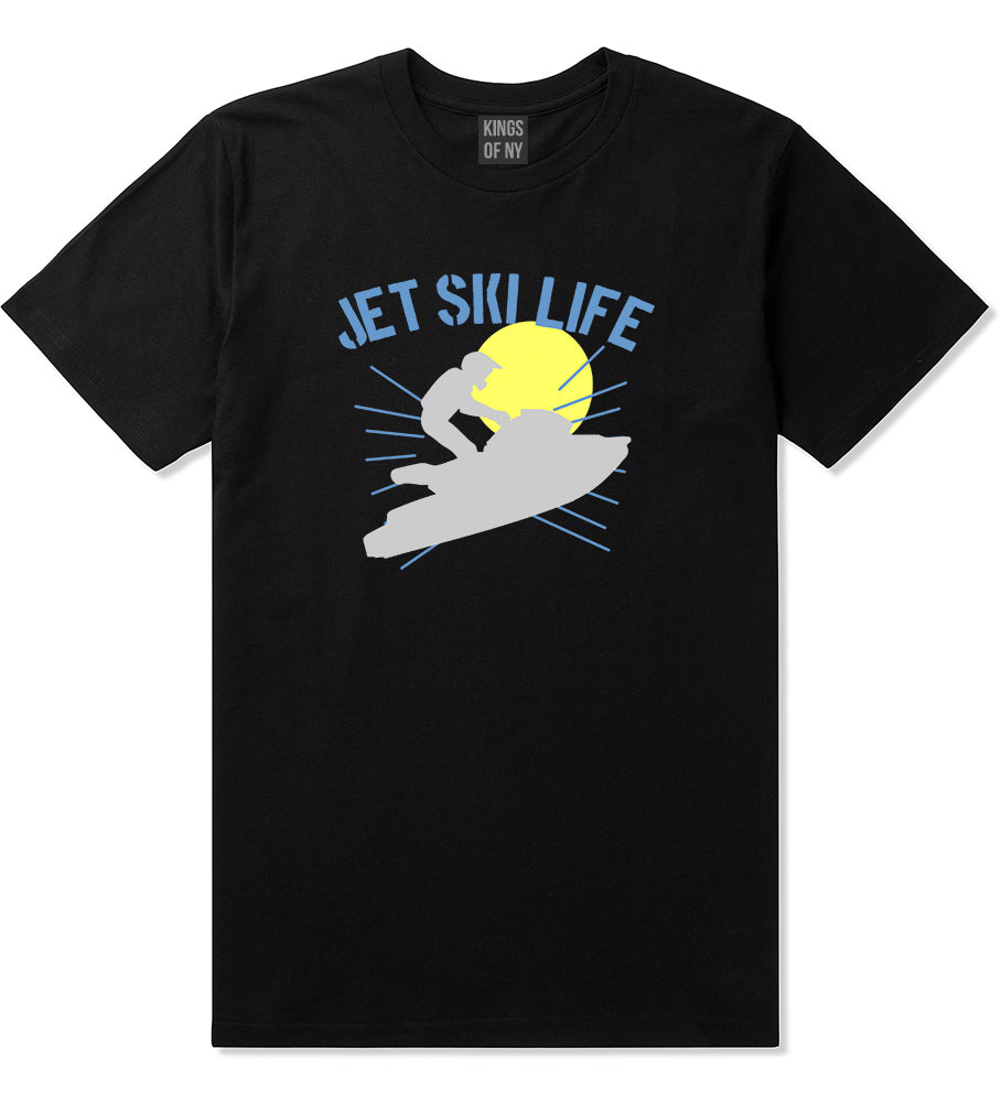 Jetski Jet Ski Life Mens T Shirt Black