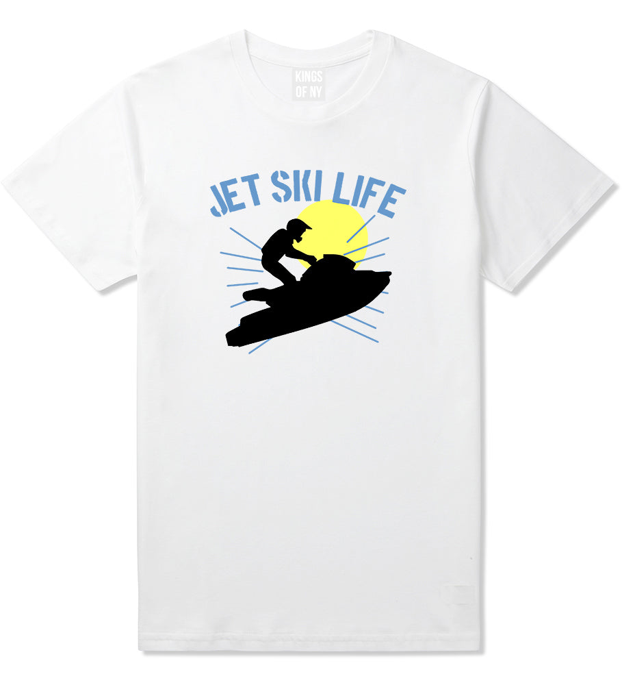 Jetski Jet Ski Life Mens T Shirt White