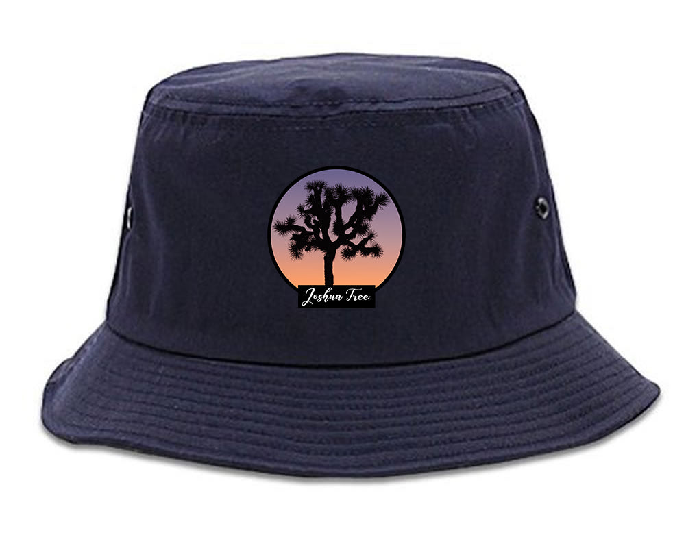Joshua Tree Mens Snapback Hat Navy Blue
