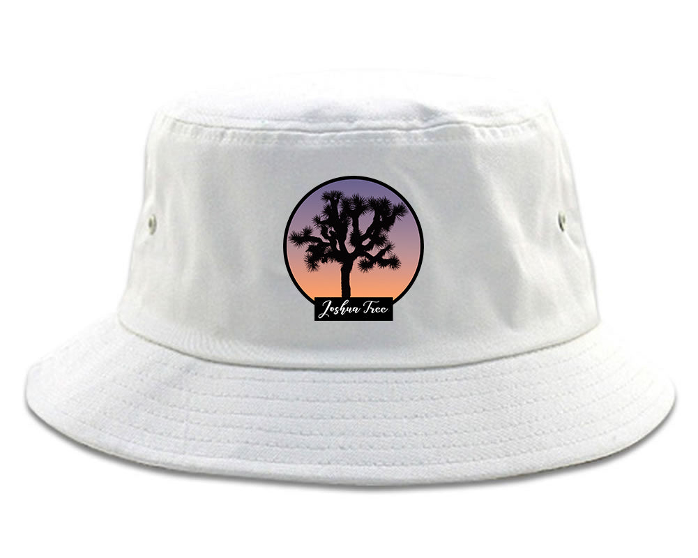 Joshua Tree Mens Snapback Hat White