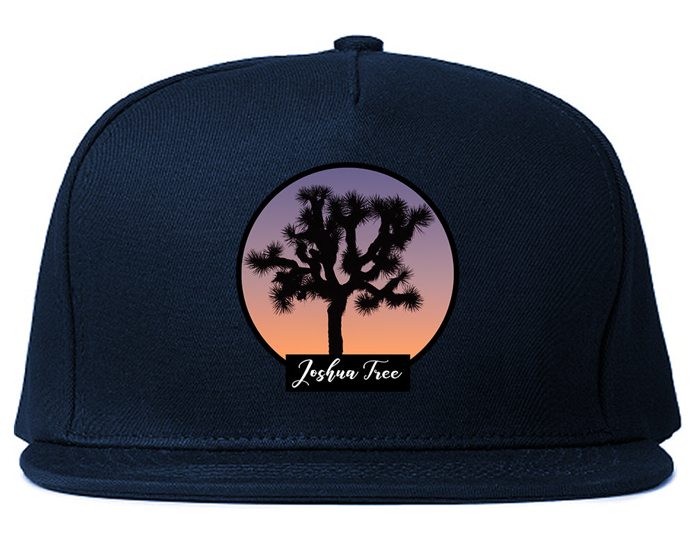 Joshua Tree Mens Snapback Hat Navy Blue