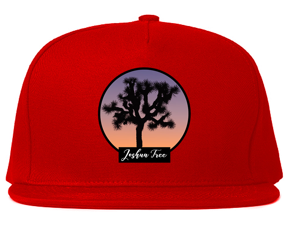 Joshua Tree Mens Snapback Hat Red