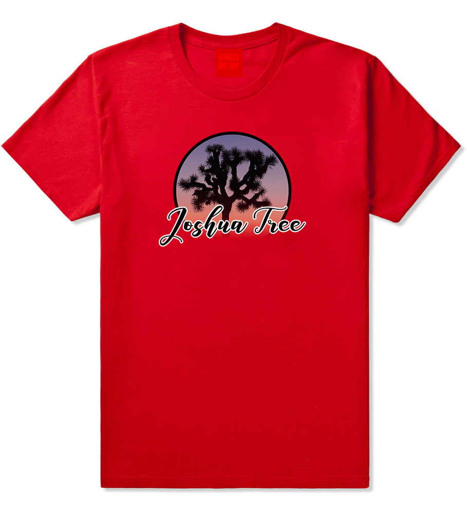Joshua Tree Mens T Shirt Red