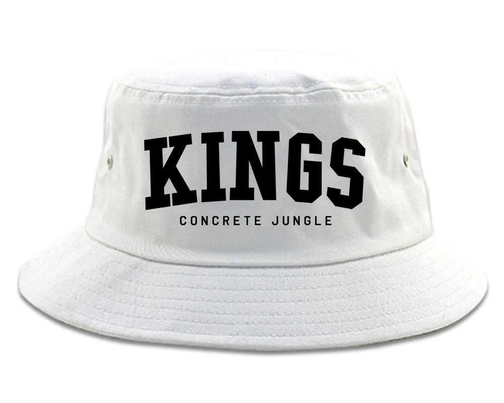 KINGS Conrete Jungle Mens Bucket Hat White