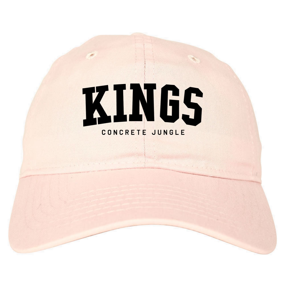 KINGS Conrete Jungle Mens Dad Hat Baseball Cap Pink