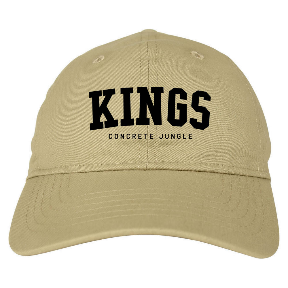 KINGS Conrete Jungle Mens Dad Hat Baseball Cap Tan