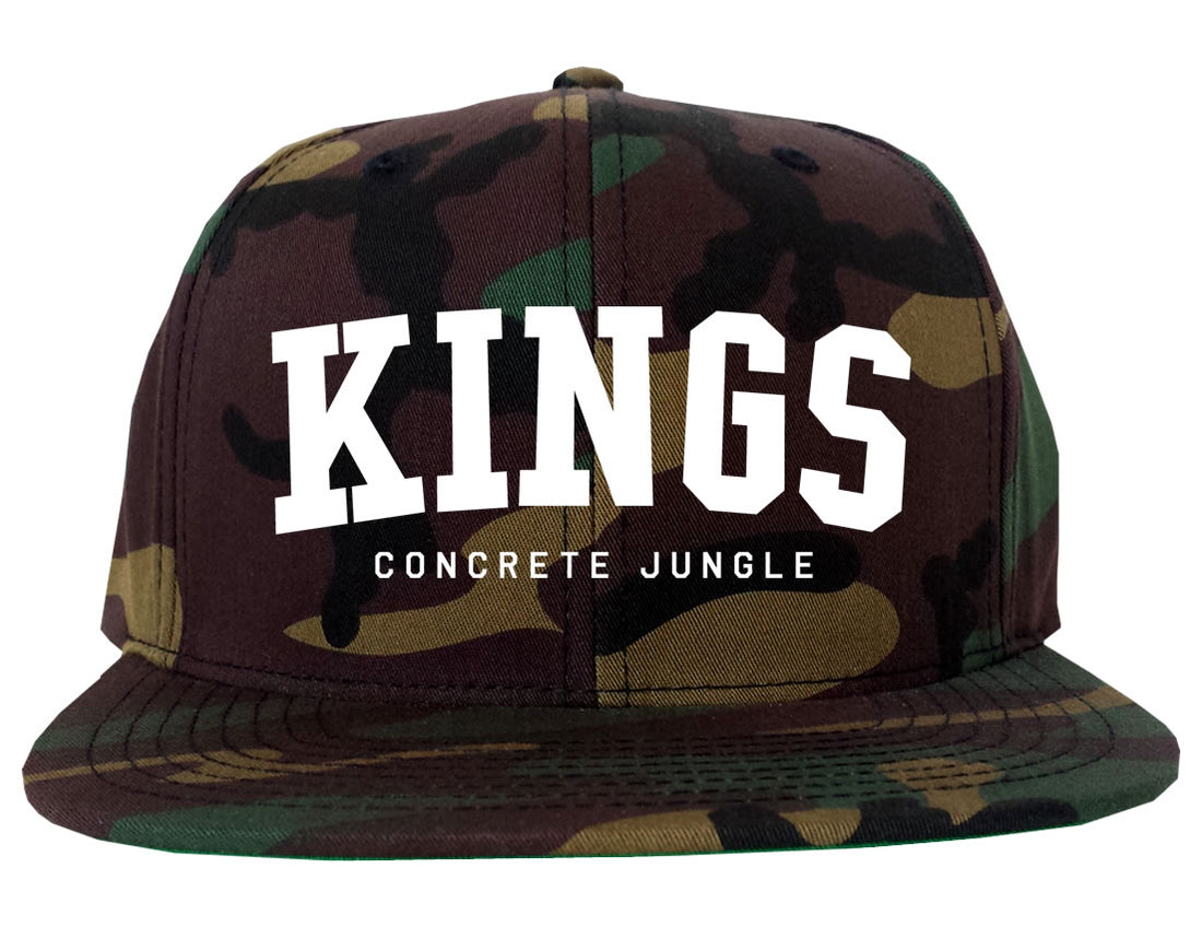 KINGS Conrete Jungle Mens Snapback Hat Camo