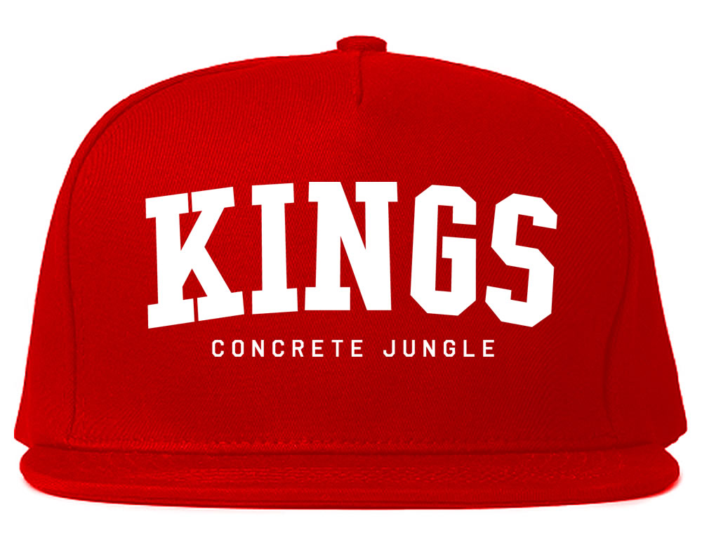 KINGS Conrete Jungle Mens Snapback Hat Red