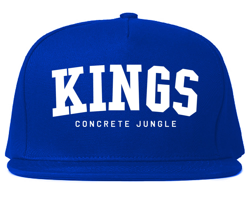 KINGS Conrete Jungle Mens Snapback Hat Royal Blue