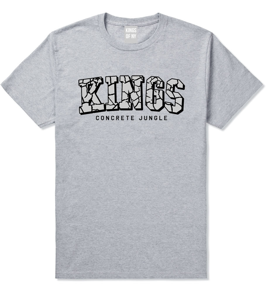 KINGS Conrete Jungle Mens T-Shirt Grey