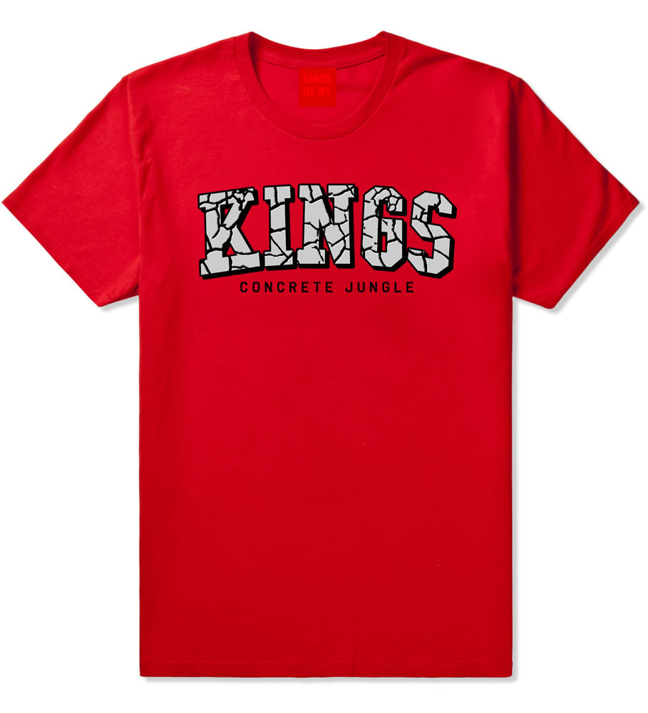 KINGS Conrete Jungle Mens T-Shirt Red