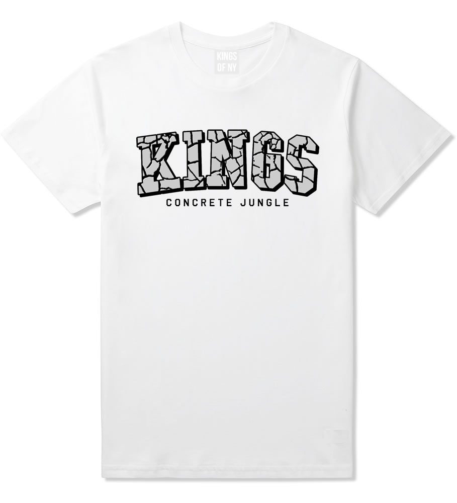 KINGS Conrete Jungle Mens T-Shirt White
