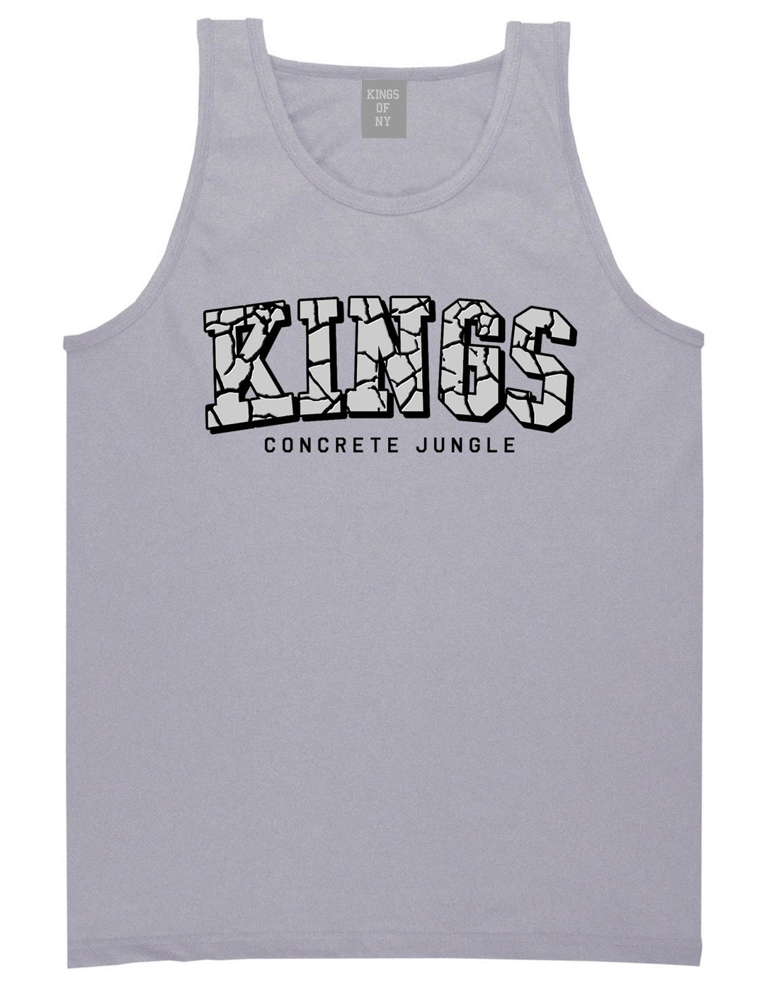 KINGS Conrete Jungle Mens Tank Top Shirt Grey