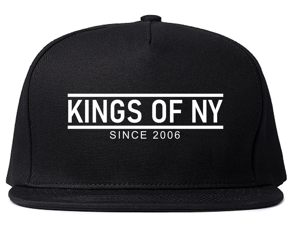 KINGS OF NY City Lines 2006 Mens Snapback Hat Black