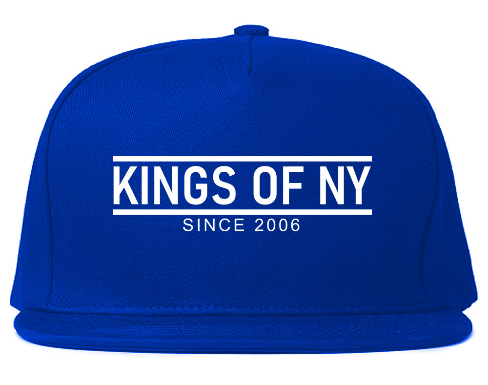 KINGS OF NY City Lines 2006 Mens Snapback Hat Royal Blue