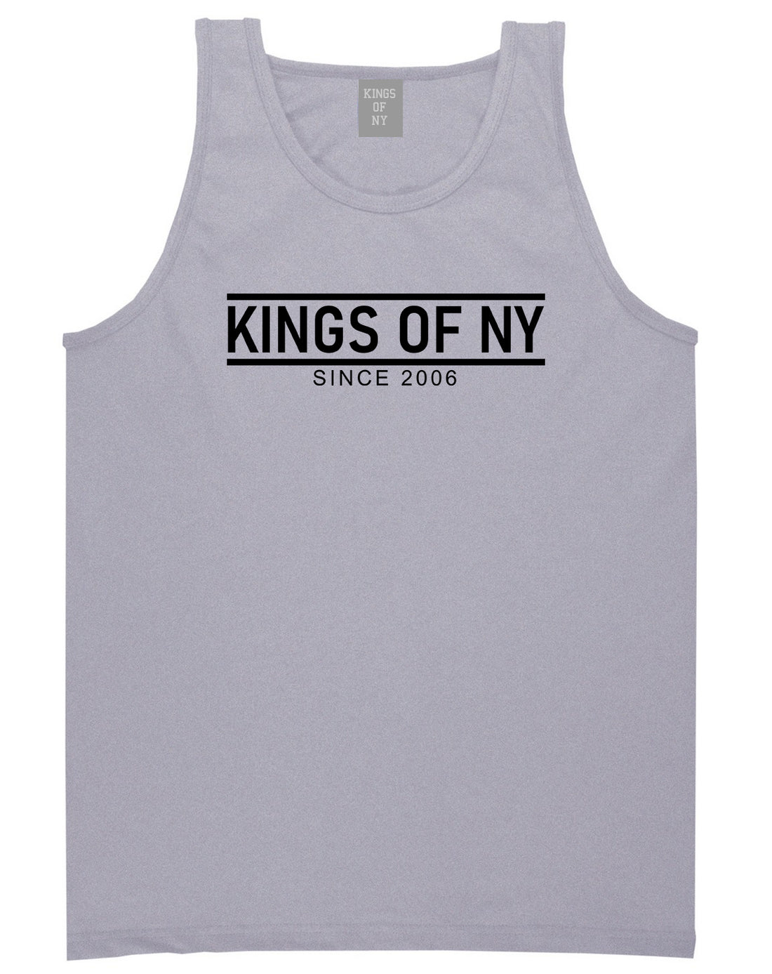 KINGS OF NY City Lines 2006 Mens Tank Top T-Shirt Grey
