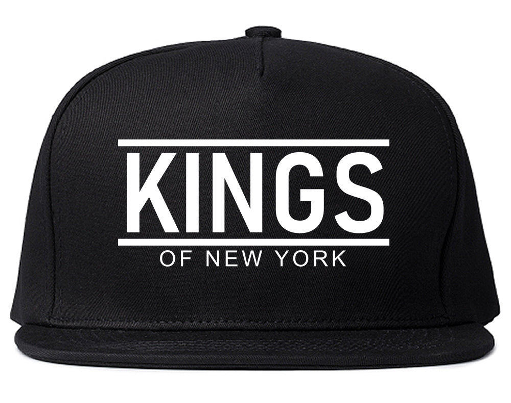 KINGS Of New York Lines Mens Snapback Hat Black