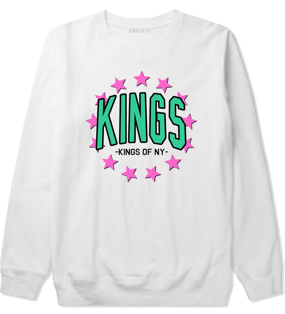 KINGS Stars F19 Mens Crewneck Sweatshirt White