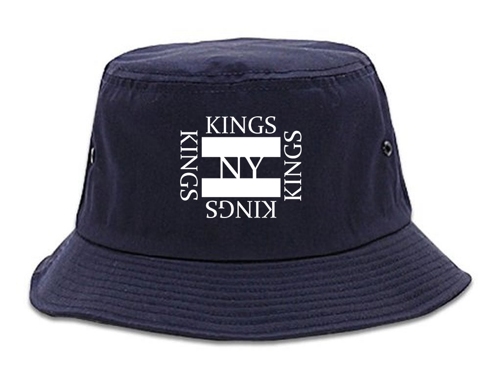 KINGS_Bootleg_High_Fashion Blue Bucket Hat